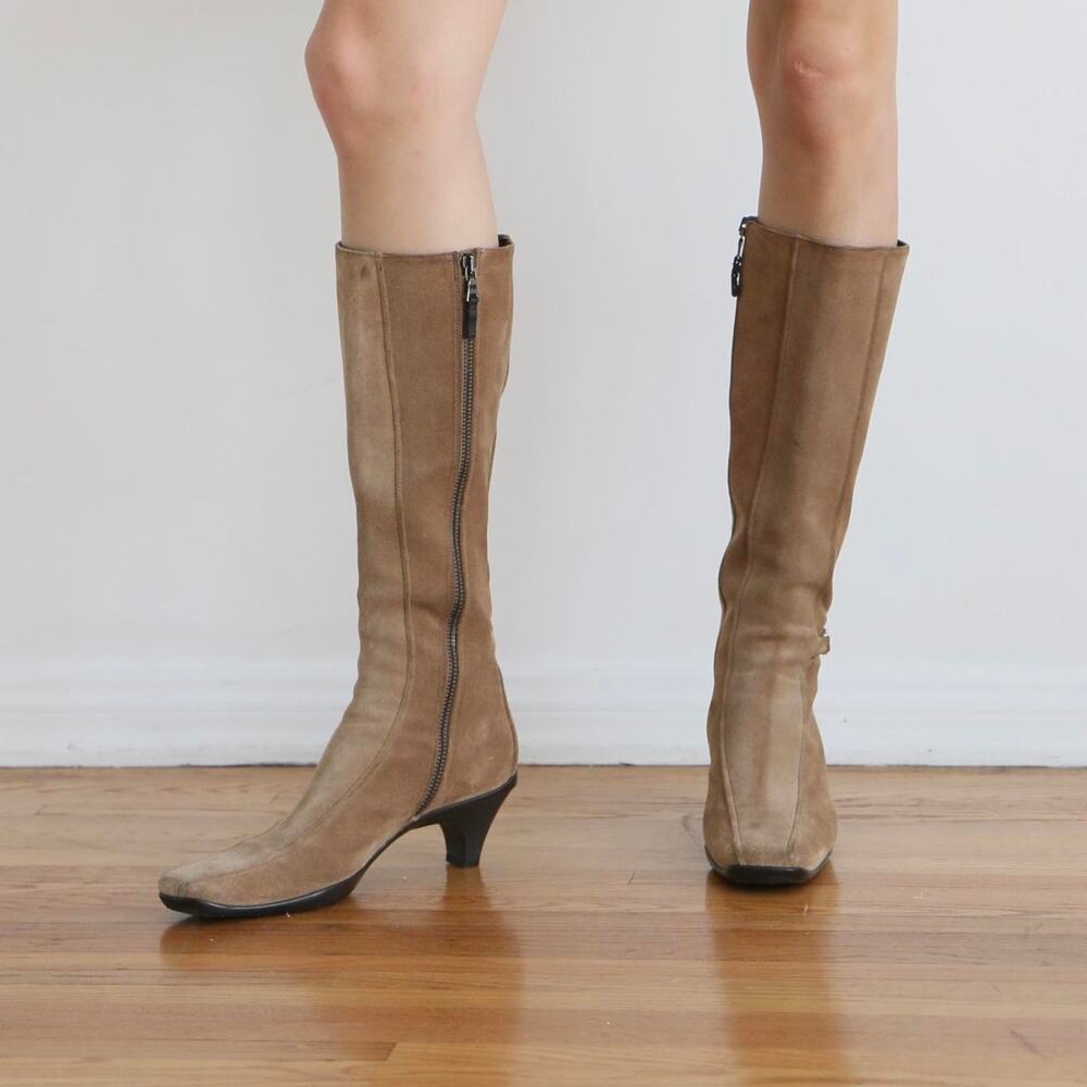 Vintage Prada Suede Boots - Picture 3 of 5